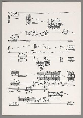 Lettura di Braibanti (per voca sola), from portfolio, Sette Fogli (7 Sheets)