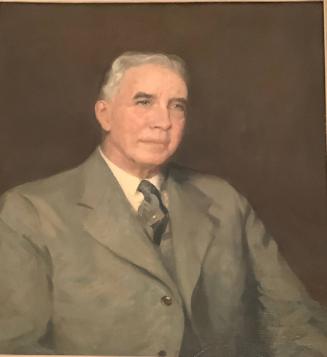 Portrait of Karl Ephraim Weston (1874-1956), Class of 1896, Professor of Fine Arts 1913-1940, Museum Director 1926-1948, Founder of The Lawrence Art Museum