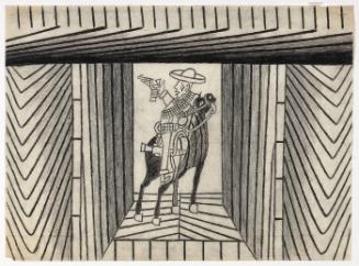 Untitled (Black and White Caballero No. 7)