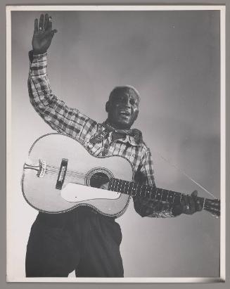 Portrait of Lead Belly (Huddie William Ledbetter)