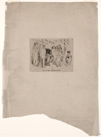 Title Page from The French Set "Douze Eaux Fortes par James Whistler a mon Viel Ami Seymour Hayden"
