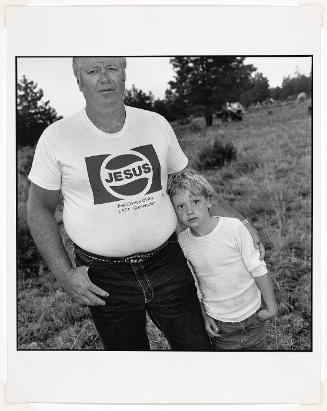 Biker with Jesus T-Shirt (from "In America")