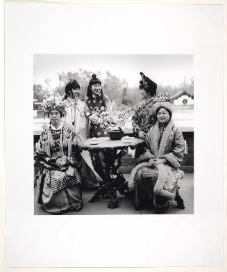 Posing in Ancient Chinese Costumes, Beijing, (from "The Chinese")