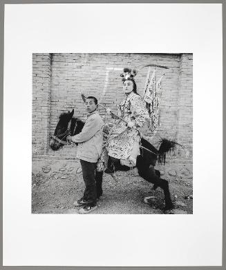 Warrior on Donkey, Longxian, Shaanxi Province, (from "The Chinese")
