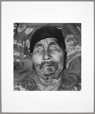 An Old Farmer in His Coffin, Longxian, Shaanxi Province, (from "The Chinese")