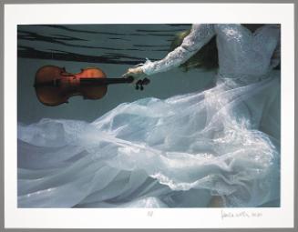 Girl with Violin #136, from the series, Urban Pools