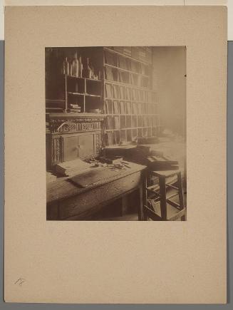 Untitled: view of the artist's study, Paris