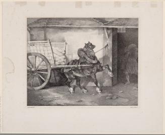 Le cheval du plâtrier: Horse and Cart