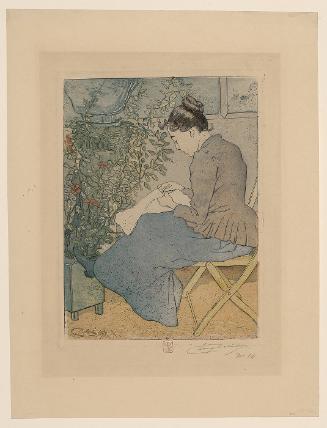 Woman Sewing