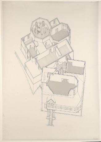 Lawrence Hall - anonometric plan