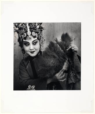 Peking Opera Actress Holding Fan, Beijing, (from "The Chinese")