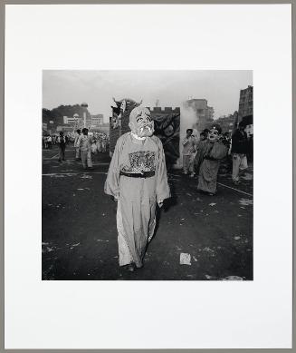 A Man Disguised as a Ghost, Fengdu, Sichuan Province, (from "The Chinese")