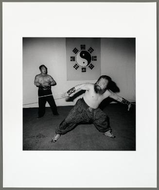 Two Men Practicing Qigong, Tianqiao, Beijing, (from "The Chinese")
