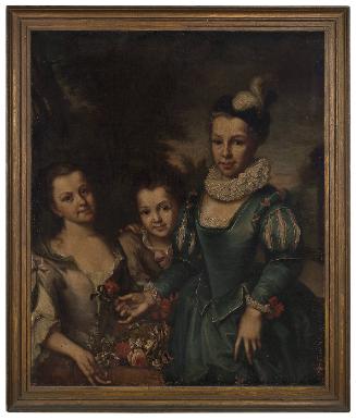 Portrait of Three Girls from Pfinzingin Family