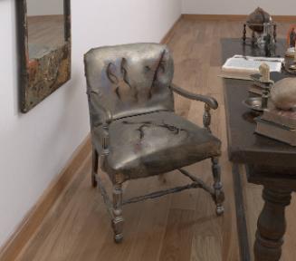 Chair from The Library of Sor Juana Inez de la Cruz (from the installation, Venus Envy Chapter Two:  The Harem and Other Enclosures, 1994)