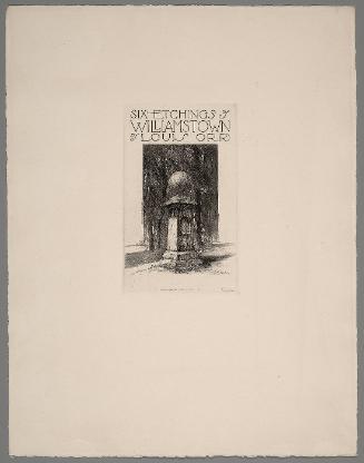 Title page (From "Six Etchings of Williamstown")