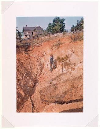 Green Co., Georgia, eroded farm land
