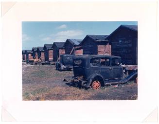 Shacks condemned by the Board of Health, formerly (?) occupied by migrant workers and pickers, Belle Glade, Fla.