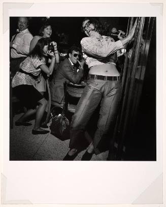 Trixies, N.Y.C. - Woman Dancing for Small Crowd - May, 1990 (from "Social Context")