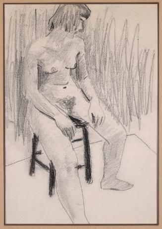 Preparatory drawing for Riverbank