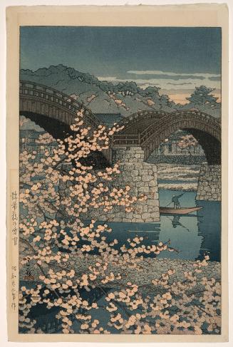 Spring Evening at Kintai Bridge