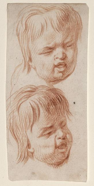 Two Heads of Putti