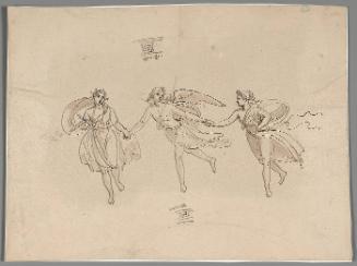 Mural Study: Three Allegorical Figures