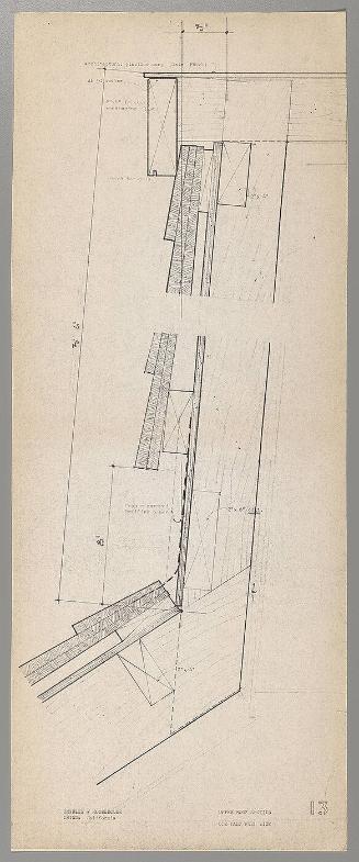 interior elevations-charles W. Moore House, Orinda, California