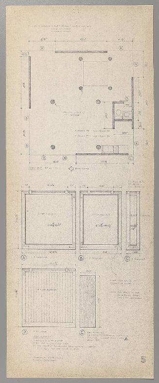 Wall Section-Charles W. Moore House, Orinda, California