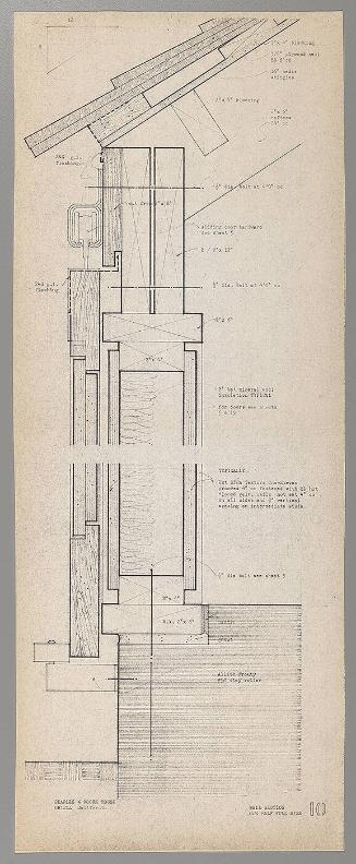The Door Schedule-Charles W. Moore House, Orinda, California
