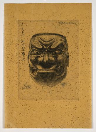 Japonisme, Masque en bois