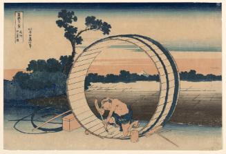 Fuji View Plain in Owari Province (Bishū Fujimigahara), from the series Thirty-six Views of Mount Fuji