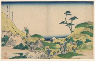 Lower Meguro (Shimomeguro), from the series Thirty-six Views of Mount Fuji