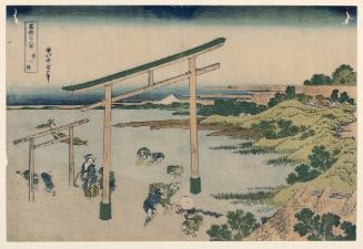 Noboto Bay (Noboto no ura), from the series from the series Thirty-six Views of Mount Fuji