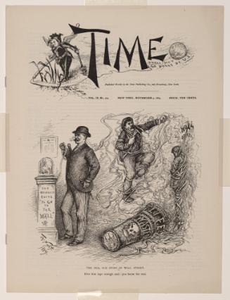 Time Magazine with illustrations by Thomas Nast, Vol.IX. No.224 (complete issue)