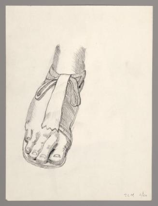 Sketch of a foot