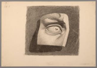 Untitled: Study of an eye