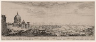 View of St. Peters Basilica and the Castle S. Angelo