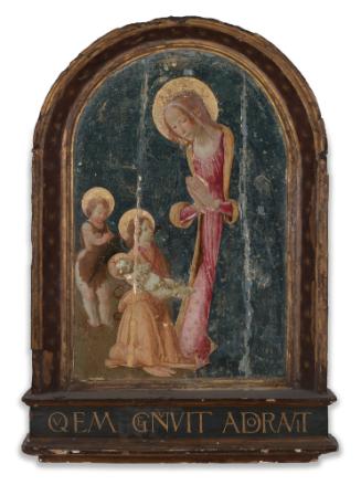 Virgin Adoring Child with Angel