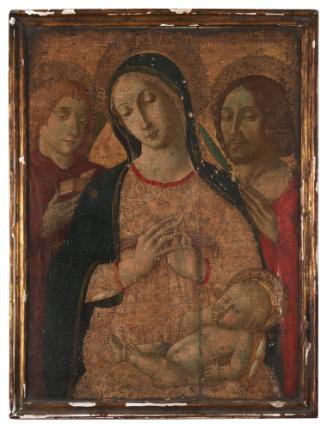 Madonna and two saints