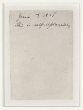 June 7, 1928 This is self explanatory