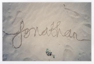 My name written in my piss