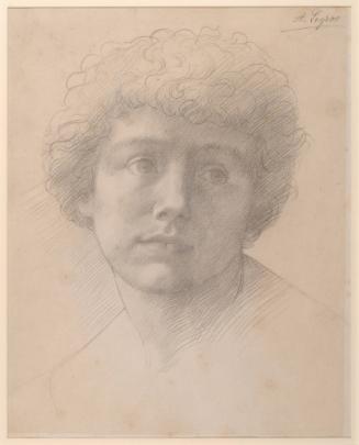 Idealized head of a young man