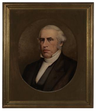 Portrait of Emerson Davis (1798-1866), Class of 1821, Fifth Vice-President of Williams College 1859-1866, Williams College Trustee 1833-1866