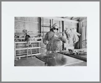 In the barn, Wallkill, New York, 1989