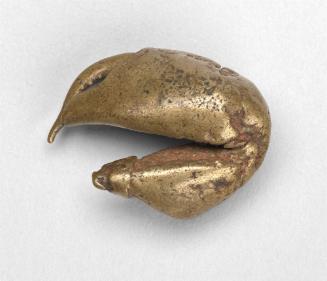 Gold weight or mrammuo (crab claw)