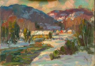 Landscape with Covered Bridge
