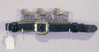 Horse Brass, Leather Strap with Hame Plate