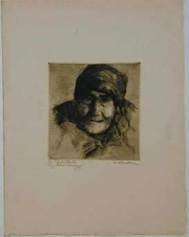 Untitled: Portrait of a woman with hat