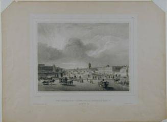 Vue Générale du Louvre Avec la Statue de Henri IV